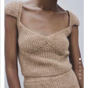 SOLD Zara limited edition wool blend top
